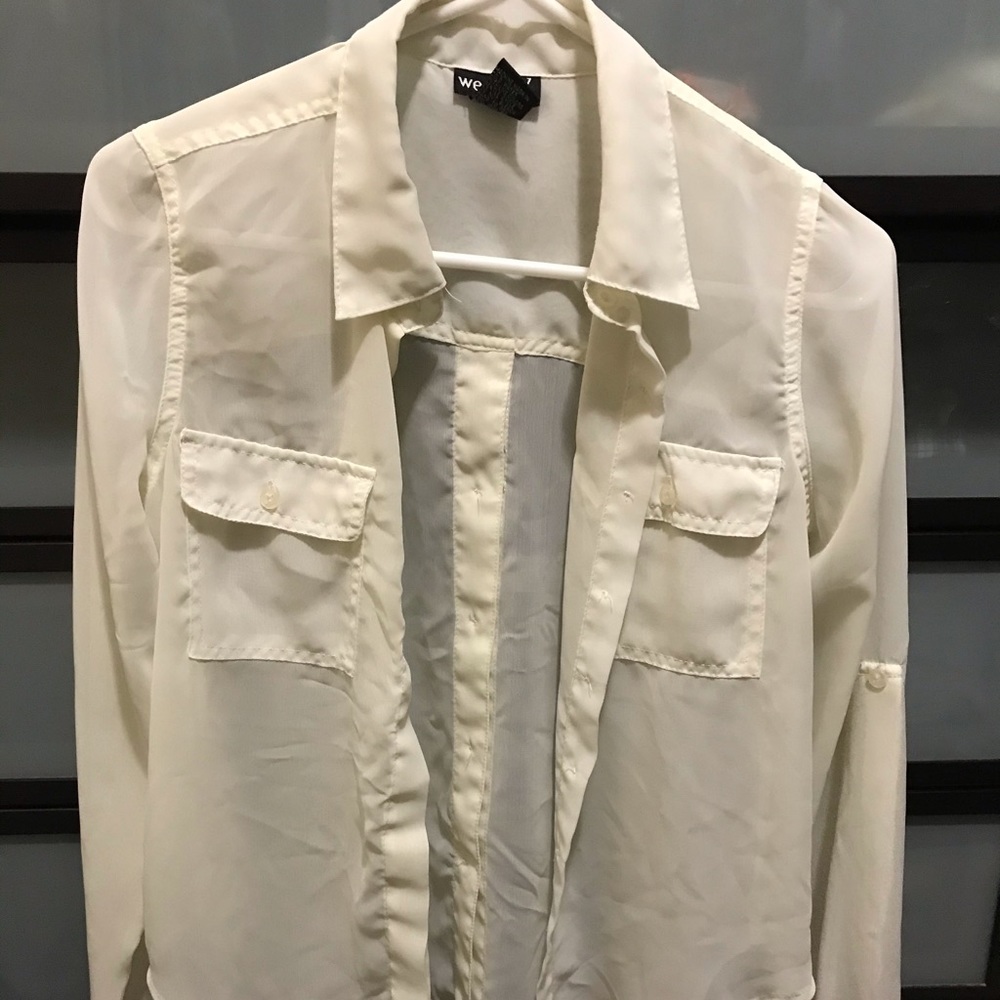 Wet Seal White Blouse